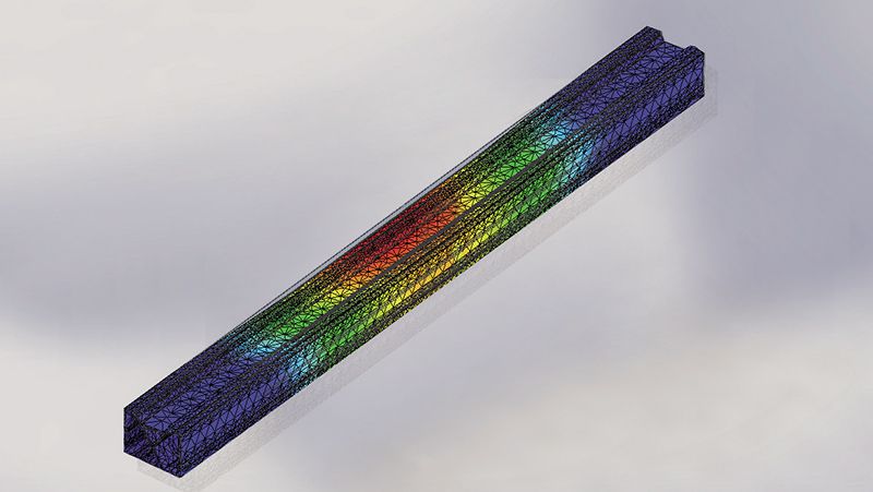 Dầm Nhôm Được Tạo Hình Đặc Biệt Theo Tiêu Chuẩn Hàng Không