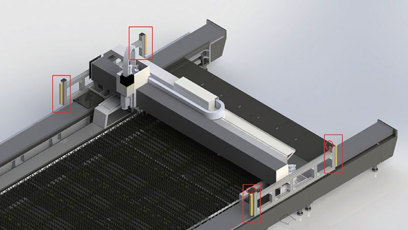Màn chắn sáng và thiết bị giám sát an toàn