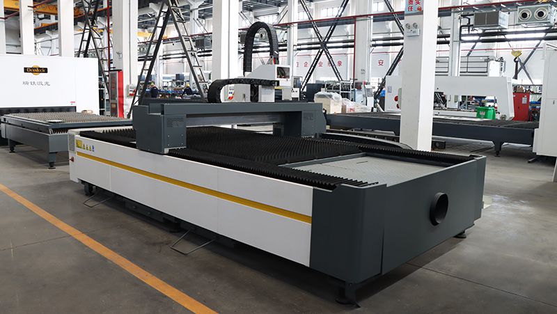 Máy Cắt Laser Fiber Cắt Tấm CNC Loại Bàn Đơn