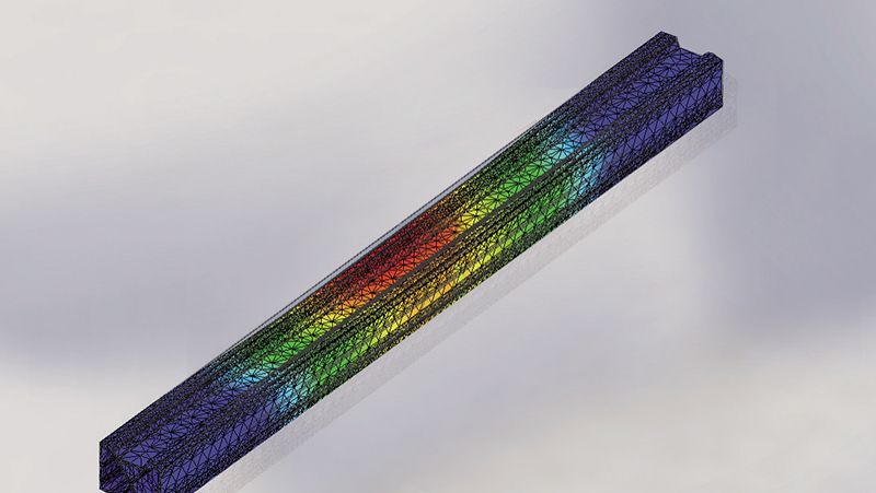 Dầm Nhôm Được Tạo Hình Đặc Biệt Theo Tiêu Chuẩn Hàng Không